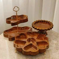 ظروف پذیرایی یلدایی و چوبی با سنگ مصنوعی|ظروف سرو و پذیرایی|ارومیه, |دیوار