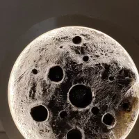 چراغ دکور دیواری طرح ماه