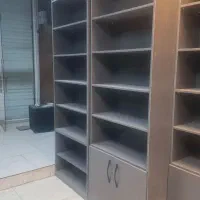 قفسه و کانتر کافه چوبی و ام دی اف|کتابخانه، شلف، قفسه‌های دیواری|پاکدشت, پاکدشت (مامازند)|دیوار