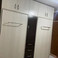 تخت خواب کمجا چوب|تخت و سرویس خواب|اسلام‌شهر, |دیوار