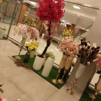 گل ها و درخت چه های وارداتی و تنوع بالا|گل مصنوعی|سهند, |دیوار