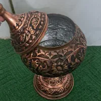 ظرف سنتی، شکلات خوری مسی، بشقاب میناکاری|ظروف سرو و پذیرایی|اصفهان, ابر|دیوار