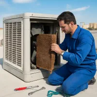 سرویس کولر آبی در محل  تضمینی و باکیفیت