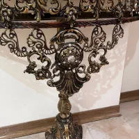 آینه شمعدان کنسول برنجی و مسی آنتیک و سنگین