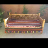 تخت چوبی سنتی نو (جنس چوب روس)
