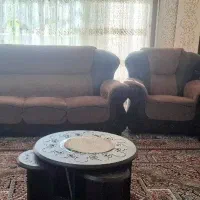 2 دست مبل 7و 8 نفره  دست دوم در حد نو