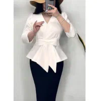 شومیز یلدایی قرمز کاملا نو