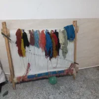 دار قالی با مقداری خاما