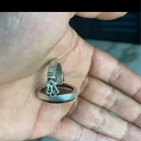انگشتر نقره شجر جنگلی زنده