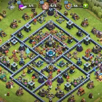 کلش تان ۱۳ مکس ۱۴نیم مکس طاق با پابجی