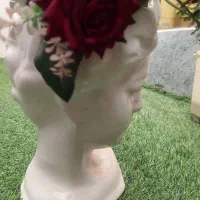 جا گلدونی مجسمه سر گلدان|مجسمه، تندیس، ماکت|کرج, خرمدشت|دیوار