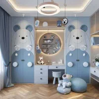 طراحی کابینت کودک با شکل و دکور دلخواه شما