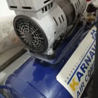 دستگاه پرکن وپرس دستمال و کمپرسور سایلنت 50 لیتری|ماشین‌آلات صنعتی|قم, عمار یاسر|دیوار