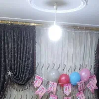 پرده پذیرایی|پرده، رانر، رومیزی|قم, شهرک امام حسین|دیوار