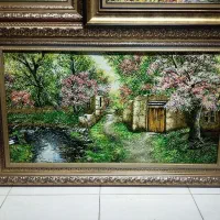 کوچه باغ بهاری بزرگ پرابریشم طرح جدید