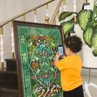 تابلوی باغ بهشت|تابلو، نقاشی، عکس|رشت, گلباغ نماز|دیوار