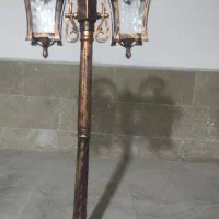 پایه چراغ دوشعله پارکی و باغ|لوستر و چراغ آویز|شیراز, وصال|دیوار