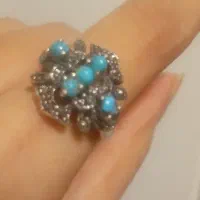 انگشتر فیروزه شجری انگشتر مردانه نقره|جواهرات|مشهد, یوسفیه (شهرک غرب)|دیوار