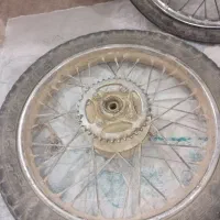 چرخ لاستیک عقب وجلو موتور سیکلت