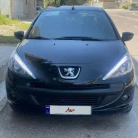 پژو207 مشکی TU5سقف فلز مدل 1404