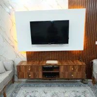 کابینت تی وال کمد دیوار(چوبکده بلوط)