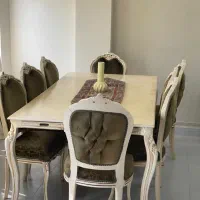 فروش فوری ست مبل ومیز ناهار خوری کلاسیک
