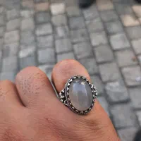 نقره ۹۲۵ نگین عقیق رکاب شخصی ساز
