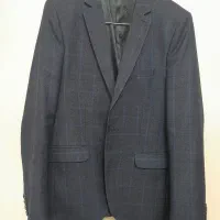 کت مردانه رنگ آبی نفتی سایز ۵۰