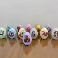 تخم مرغ سفالی و تخم مرغ رنگی عید