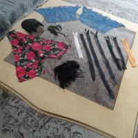 خرده ریز خیاطی قلاب بافی