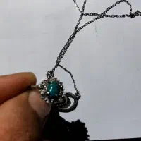 گردن بند نقره و انگشتر نقره|جواهرات|قوچان, |دیوار