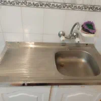 کابینت فلزی با سینک تمیز و سالم|مصالح و تجهیزات ساختمان|تهران, منیریه|دیوار