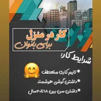 کار در منزل مخصوص بانوان