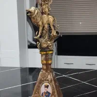 قلیون برنجی قلمکاری سنگین وزن|کلکسیون اشیاء عتیقه|قم, شهرک قدس|دیوار