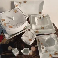 سرویس ۱۲ نفره گل طلایی تقدیس آک و نوی نو