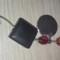 سکه احمد شاه قاجار و یشم سیاه اصل