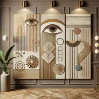 نقاشی دیواری مدرن، کافه، رستوران، ویلا|تابلو، نقاشی، عکس|تهران, سید خندان (جلفا)|دیوار