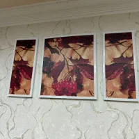 ساعت ایستاده و تابلو سه تیکه