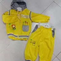 لباس سه تکه مخمل دخترانه