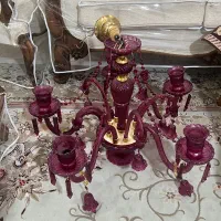 لوستر سرخابی ۵ شاخه