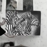 بهترین کادو برای روز مادر سیاه قلم|تابلو، نقاشی، عکس|نیشابور, باغ نو|دیوار