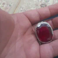 انگشتر یاقوت نقره