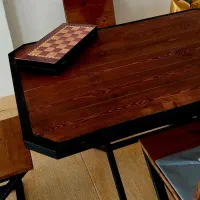 ناهارخوری چوبی