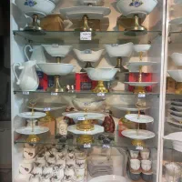 لاله جاشمعی پایه طلایی جفتی ، کادویی ، جهیزیه|ظروف سرو و پذیرایی|مشهد, بهارستان|دیوار