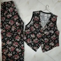 شومیز و بلوز زنانه جلیقه شلوار لینن|لباس|رباط‌کریم, رباط‌کریم|دیوار