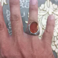 عقیق یمنی پرتقالی
