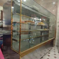 ویترین خشک قنادی استیل،شیشه مکعبی دست دوم تمیز|فروشگاه و مغازه|تهران, تاکسیرانی|دیوار