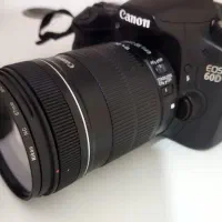 دوربین 60d  canon با لنز 18-135