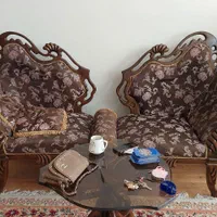 مبل کلاسیک همراه نهار خوری|مبلمان خانگی و میز عسلی|اصفهان, بهاران|دیوار