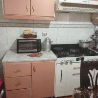 کابینت فلزی کامل به همراه هود|آبچکان و نظمدهنده ظروف|ملایر, |دیوار